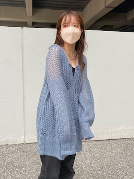 Kastaneのカーディガン/ボレロを使った「モヘアニット」の人気