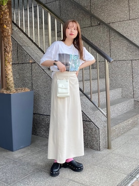 f.harukaさん（レディース・155cm）の夏コーディネート