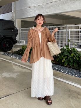 f.harukaさん（レディース・155cm）の夏コーディネート