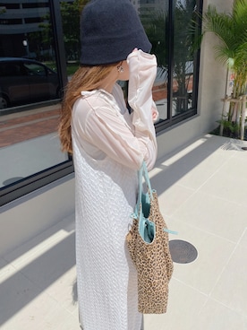 f.harukaさん（レディース・155cm）の夏コーディネート