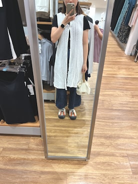 「hellolulu（ハロルル）のアイテム」を使った、jenlauさん（レディース・155cm）の夏コーディネート