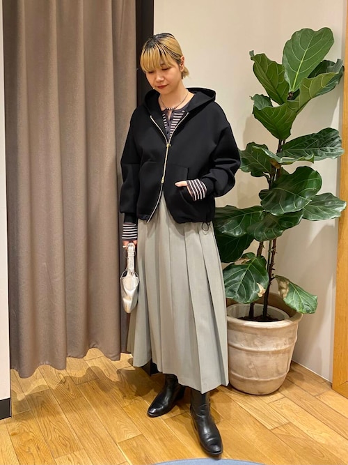 AD2019 archive プリーツスカートウール縮絨ショーツ 黒 スカパン AD2019 archive プリーツスカートウール縮絨ショーツ 黒 スカパン