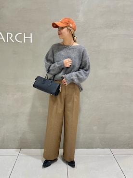 「URBAN RESEARCH（アーバンリサーチ）のアイテム（ショルダーバッグ）」を使った、fukaさん（レディース・164cm）の秋コーディネート