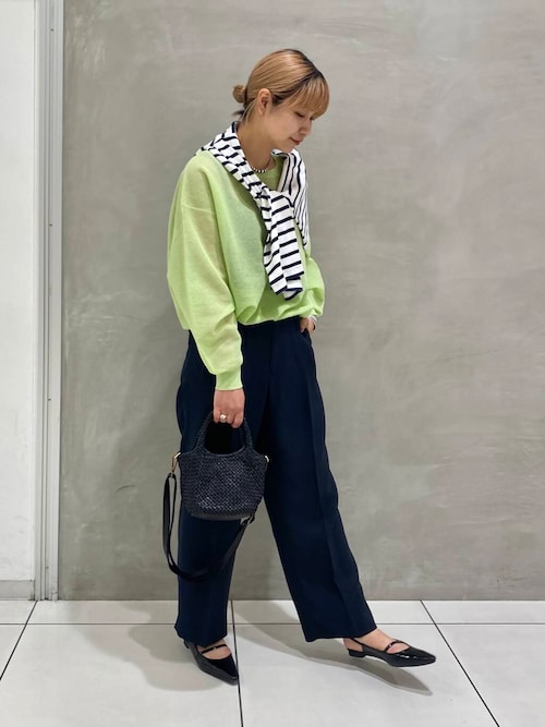 【Bla/marine】『別注』Le minor×UR Border cropped T-shirts Le minor × URBAN RESEARCH 別注Border cropped Tee – URBAN RESEARCH
