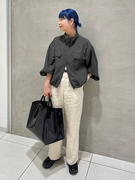 「URBAN RESEARCH（アーバンリサーチ）のアイテム（ブルゾン）」を使った、ナカムラさん（レディース・164cm）の春コーディネート
