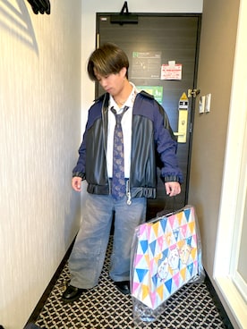 「アイテム（キーホルダー）」を使った、兎けんたさん（メンズ・148cm・20代）の秋コーディネート