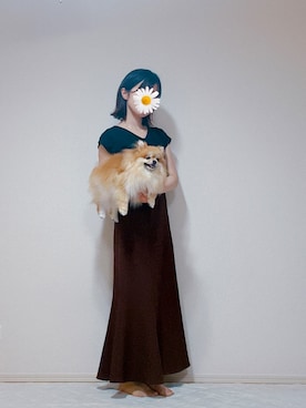 服の記録とそれに付き合わされる犬さん（レディース・158cm）の夏コーディネート