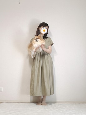 服の記録とそれに付き合わされる犬さんのコーディネート