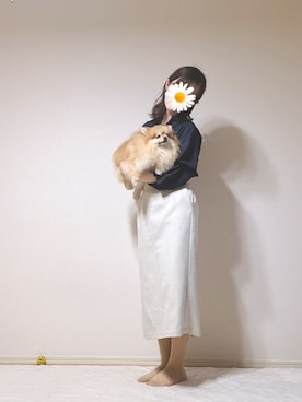 服の記録とそれに付き合わされる犬さん(レディース・158cm)の春コーディネート