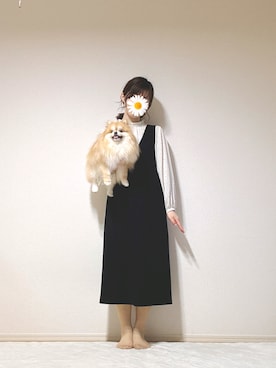 服の記録とそれに付き合わされる犬さんのコーディネート