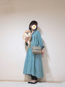 ヌキテパ× BEAMS / 別注 エンブロイダリー シャツワンピース NE QUITTEZ PAS!（ヌキテパ）の「ne Quittez pas × Demi-Luxe