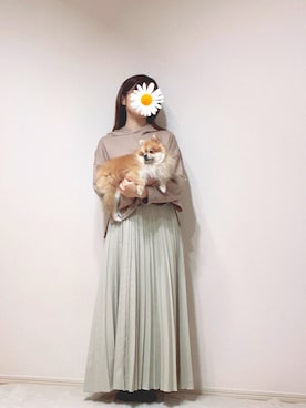 服の記録とそれに付き合わされる犬さんの（UNTITLED | アンタイトル）を使ったコーディネート