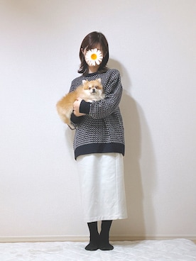 「MACOBER（マコバ）のアイテム」を使った、服の記録とそれに付き合わされる犬さん（レディース・158cm）の秋コーディネート
