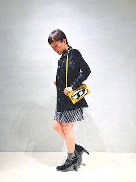 「Diesel Ginza」｜Obaaaaatsuさん（レディース・148cm）の冬コーディネート