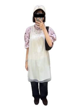 「アイテム（その他アンダーウェア/インナー）」を使った、光さん（レディース・151cm）の秋コーディネート
