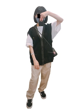 「Cherokee（-）のアイテム」を使った、光さん（レディース・151cm）の秋コーディネート