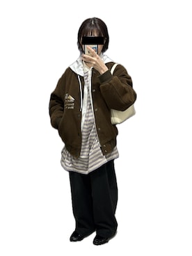 「STANDOIL（スタンドオイル）のアイテム」を使った、光さん（レディース・151cm）の春コーディネート