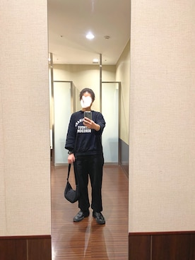 「orslow」｜「アイテム（アクセサリー）」を使った、はむさん（レディース・158cm）の冬コーディネート