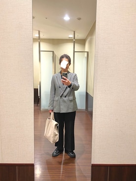 「カシミヤ」｜「アイテム（腕時計）」を使った、はむさん（レディース・158cm）の冬コーディネート