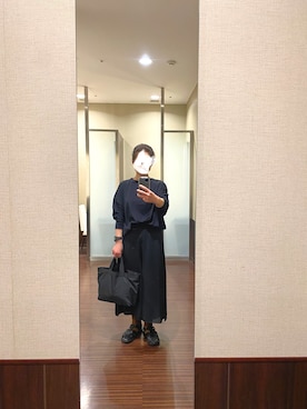 「Avaron（アヴァロン）のアイテム」を使った、はむさん（レディース・158cm）の春コーディネート