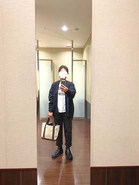 「orslow」｜「アイテム（アクセサリー）」を使った、はむさん（レディース・158cm）の冬コーディネート