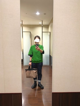 「Avaron（アヴァロン）のアイテム」を使った、はむさん（レディース・158cm）の春コーディネート