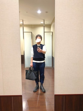 「Avaron（アヴァロン）のアイテム」を使った、はむさん（レディース・158cm）の春コーディネート