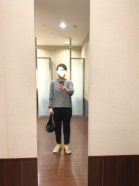 「Avaron（アヴァロン）のアイテム」を使った、はむさん（レディース・158cm）の冬コーディネート