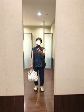 「Avaron（アヴァロン）のアイテム」を使った、はむさん（レディース・158cm）の夏コーディネート