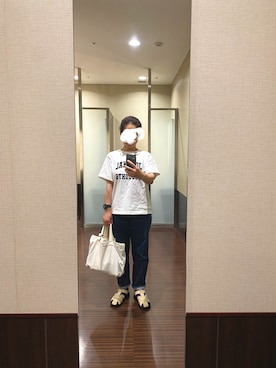 「Avaron（アヴァロン）のアイテム」を使った、はむさん（レディース・158cm）の夏コーディネート