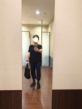 「UNIQLO U」｜はむさん（レディース・158cm）の夏コーディネート