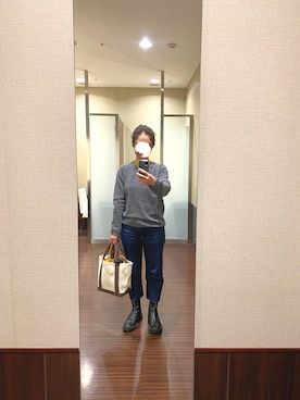 「L.L. Bean」｜はむさん（レディース・158cm）の冬コーディネート