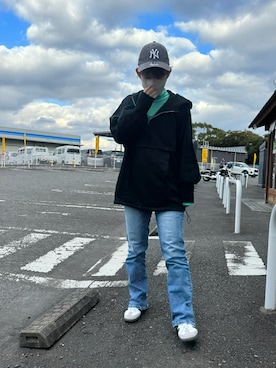 「adidas（アディダス）のサンバ OG / SAMBA OG / アディダスオリジナルス adidas Originals スニーカー（スニーカー）」を使った、asukaさん（レディース・152cm）の冬コーディネート