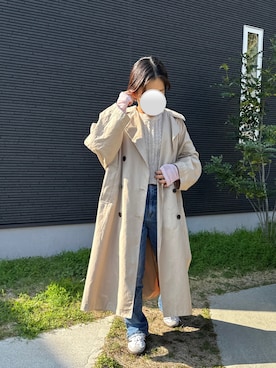 「Rodeo Crowns（ロデオクラウンズ）のアイテム（ジャケット/アウター）」を使った、asukaさん（レディース・152cm）の春コーディネート