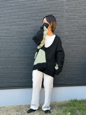 asukaさん（レディース・152cm）の冬コーディネート