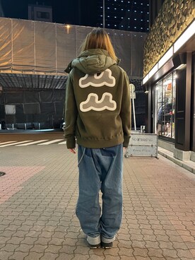 「ROYAL FLASH（ロイヤルフラッシュ）のアイテム（ジャケット/アウター）」を使った、kazuyoさん（レディース・165cm）の冬コーディネート