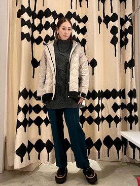 「AULA」｜kazuyoさん（レディース・165cm）の冬コーディネート