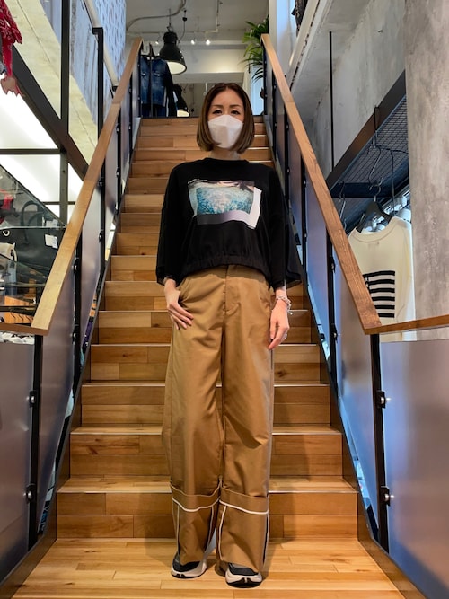 UN3D. パンツ UN3D./アンスリード/TRENCH WIDE PT レディース