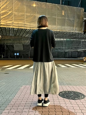 「ADDICT NOIR（アディクトノアー）のアイテム」を使った、kazuyoさん（レディース・165cm）の夏コーディネート