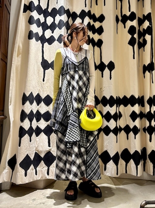 AULA AILA（アウラアイラ）の「AULA AILA/アウラアイラ/CHECK CAMISOLE