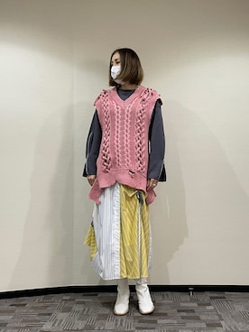 kazuyoさん（レディース・165cm）の春コーディネート