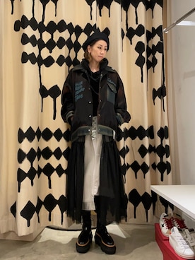 「MIHARAYASUHIRO（ミハラヤスヒロ）のアイテム（ジャケット/アウター）」を使った、kazuyoさん（レディース・165cm）の秋コーディネート