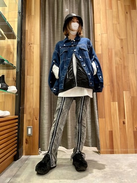 「AULA AILA」｜「アイテム（ブルゾン）」を使った、kazuyoさん（レディース・165cm）の冬コーディネート