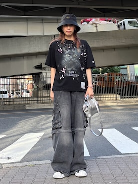 「ネコ」｜kazuyoさん（レディース・165cm）の夏コーディネート