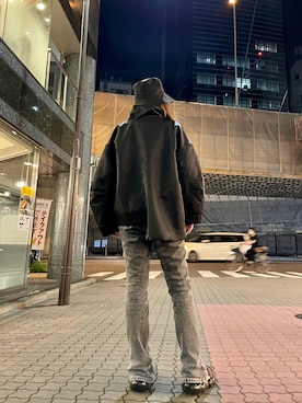 「AULA AILA」｜「アイテム（ブルゾン）」を使った、kazuyoさん（レディース・165cm）の秋コーディネート