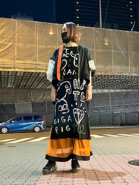 「ペイント」｜「アイテム（ジャケット/アウター）」を使った、kazuyoさん（レディース・165cm）の春コーディネート