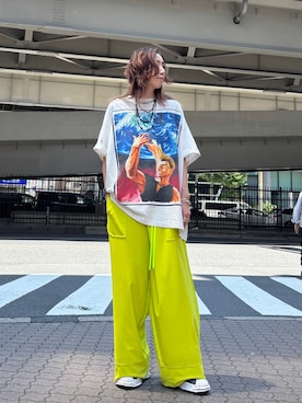 「アイテム（トップス）」を使った、kazuyoさん（レディース・165cm）の夏コーディネート