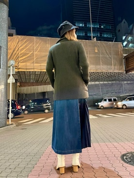 「MONCLER（モンクレール）のアイテム（ジャケット/アウター）」を使った、kazuyoさん（レディース・165cm）の冬コーディネート