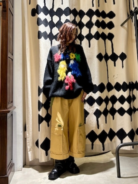 「amok（アモク）のアイテム」を使った、kazuyoさん（レディース・165cm）の秋コーディネート