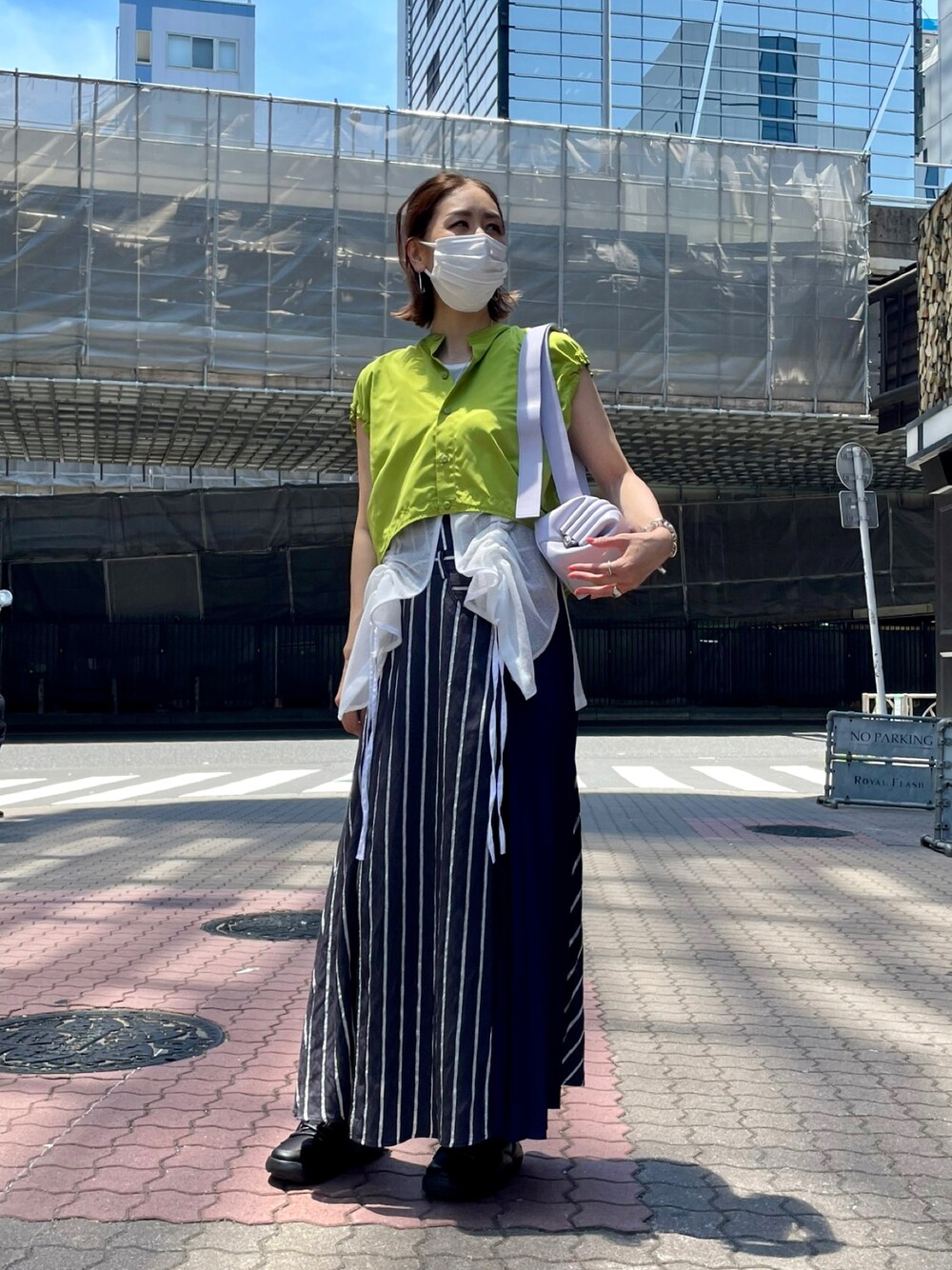 UN3D.（アンスリード）の「SHORT GATHER SH / ショートギャザー